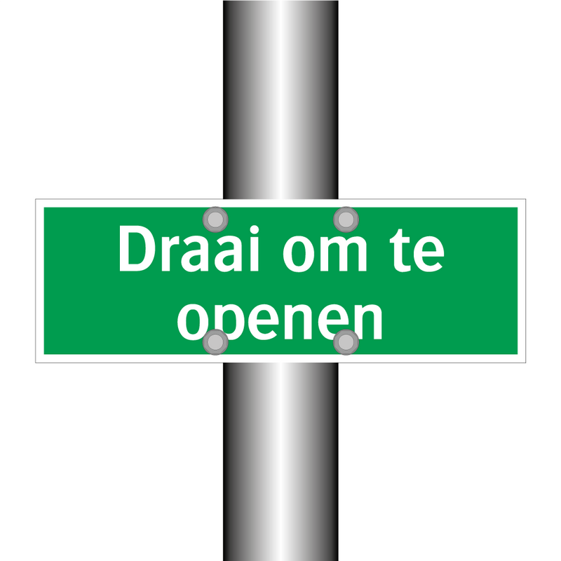 Draai om te openen & Draai om te openen & Draai om te openen