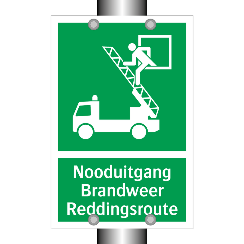 Nooduitgang Brandweer Reddingsroute & Nooduitgang Brandweer Reddingsroute