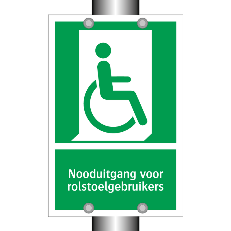 Nooduitgang voor rolstoelgebruikers & Nooduitgang voor rolstoelgebruikers