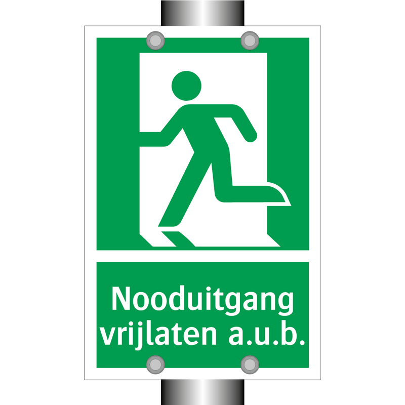 Nooduitgang vrijlaten a.u.b. & Nooduitgang vrijlaten a.u.b. & Nooduitgang vrijlaten a.u.b.