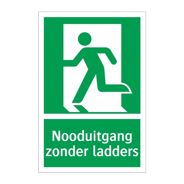 Nooduitgang zonder ladders & Nooduitgang zonder ladders & Nooduitgang zonder ladders