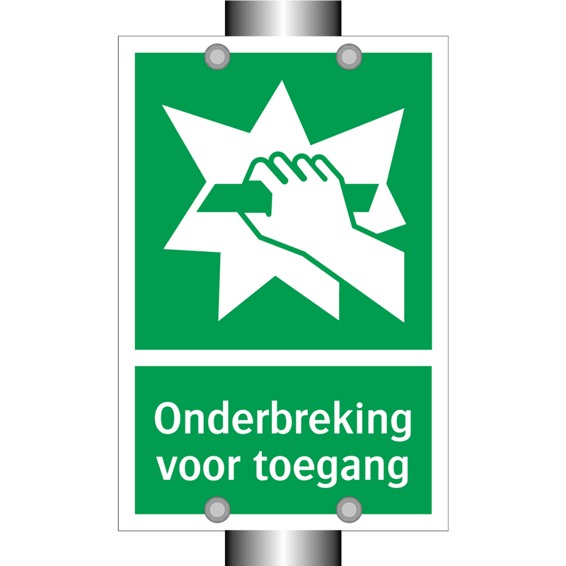 Onderbreking voor toegang & Onderbreking voor toegang & Onderbreking voor toegang