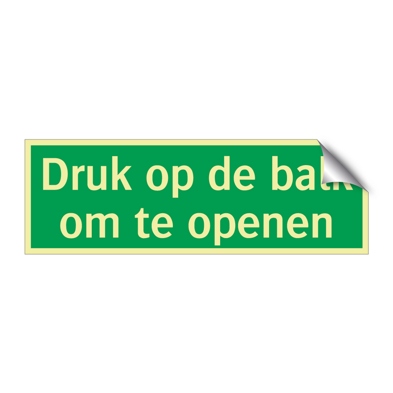 Druk op de balk om te openen & Druk op de balk om te openen & Druk op de balk om te openen