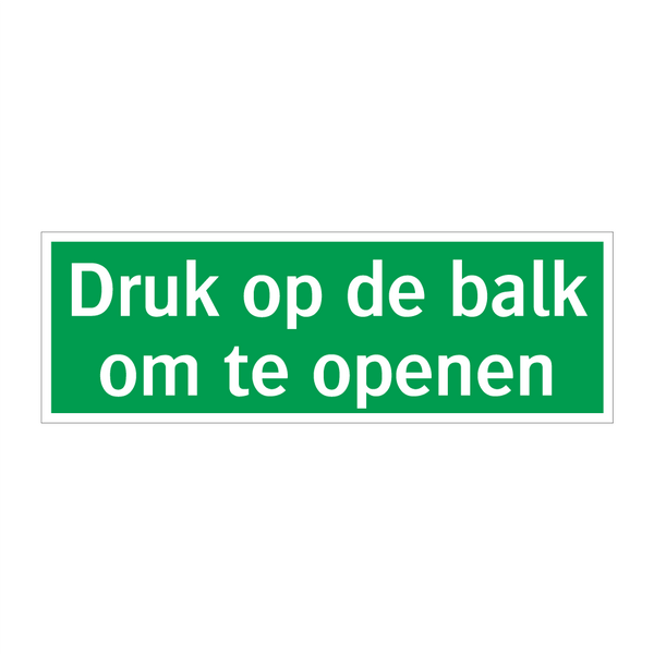 Druk op de balk om te openen & Druk op de balk om te openen & Druk op de balk om te openen