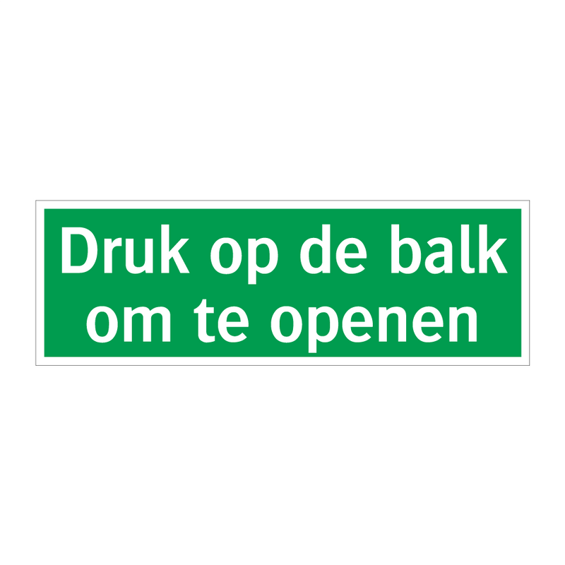 Druk op de balk om te openen & Druk op de balk om te openen & Druk op de balk om te openen