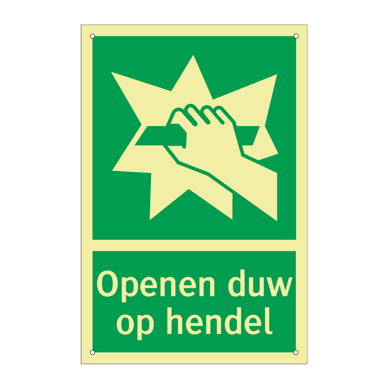 Openen duw op hendel & Openen duw op hendel & Openen duw op hendel & Openen duw op hendel