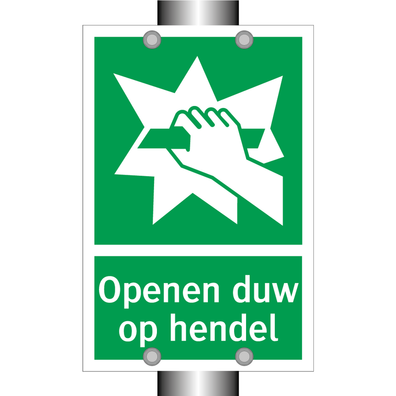 Openen duw op hendel & Openen duw op hendel & Openen duw op hendel & Openen duw op hendel