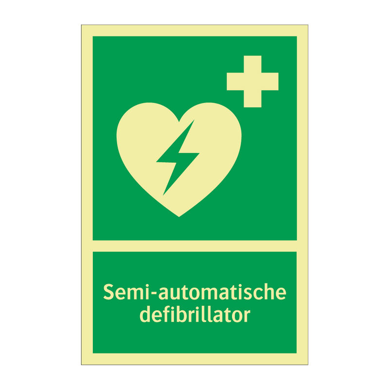 Semi-automatische defibrillator & Semi-automatische defibrillator & Semi-automatische defibrillator