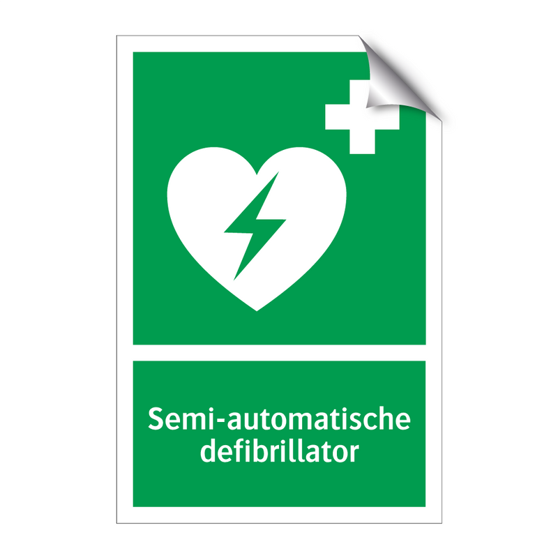 Semi-automatische defibrillator & Semi-automatische defibrillator & Semi-automatische defibrillator