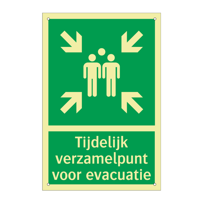 Tijdelijk verzamelpunt voor evacuatie & Tijdelijk verzamelpunt voor evacuatie