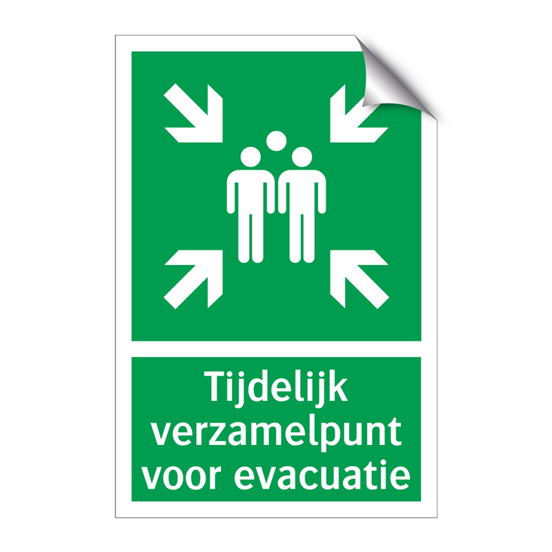 Tijdelijk verzamelpunt voor evacuatie & Tijdelijk verzamelpunt voor evacuatie