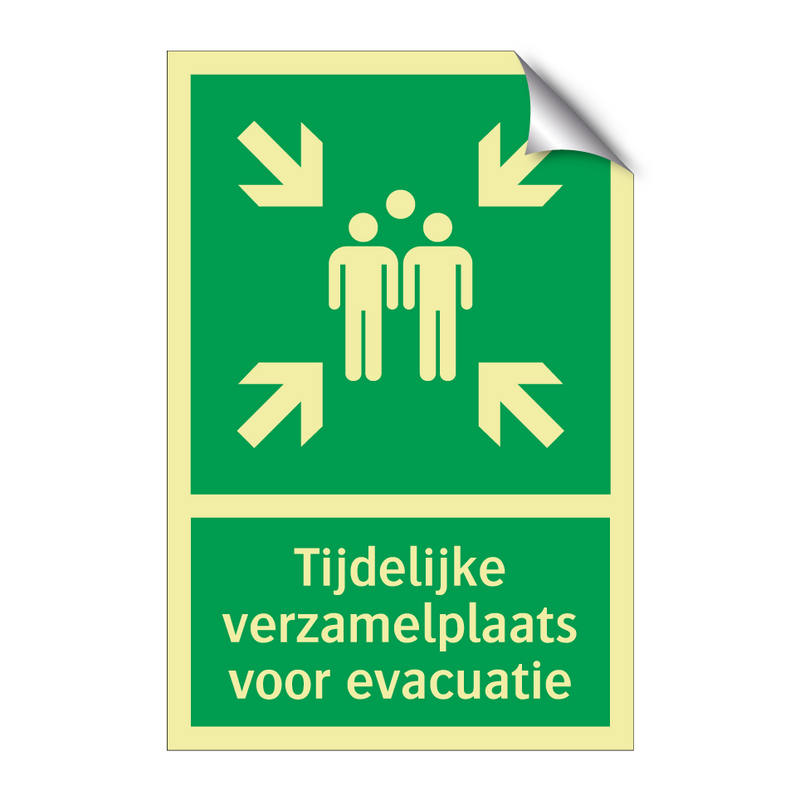 Tijdelijke verzamelplaats voor evacuatie & Tijdelijke verzamelplaats voor evacuatie