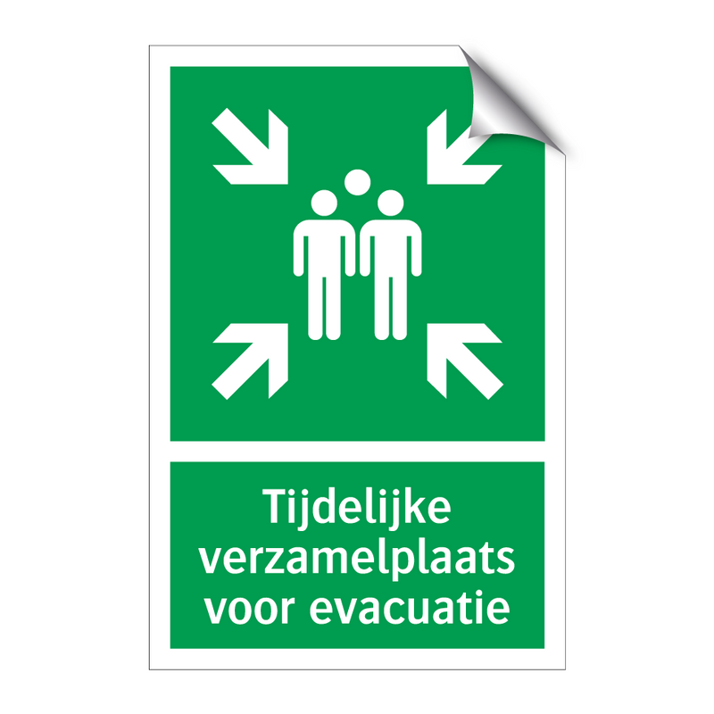 Tijdelijke verzamelplaats voor evacuatie & Tijdelijke verzamelplaats voor evacuatie