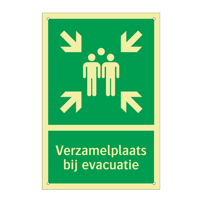 Verzamelplaats bij evacuatie & Verzamelplaats bij evacuatie & Verzamelplaats bij evacuatie