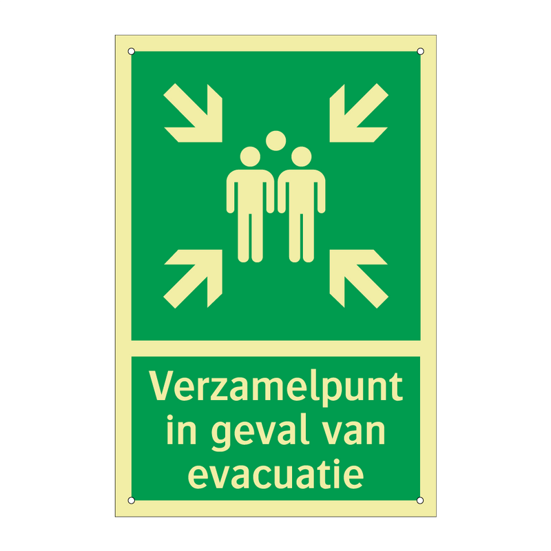 Verzamelpunt in geval van evacuatie & Verzamelpunt in geval van evacuatie