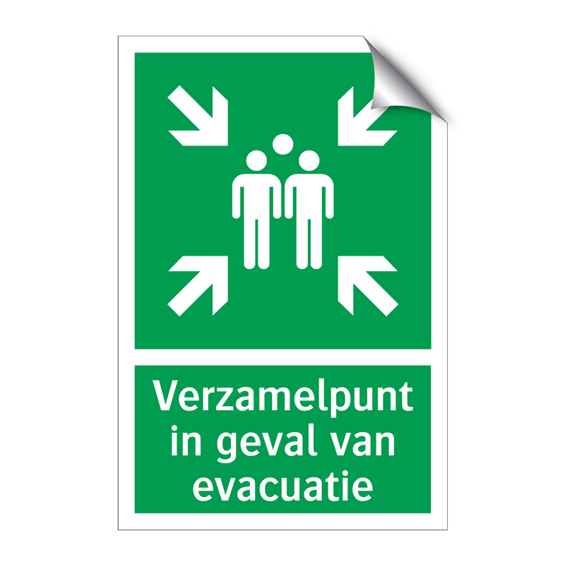 Verzamelpunt in geval van evacuatie & Verzamelpunt in geval van evacuatie