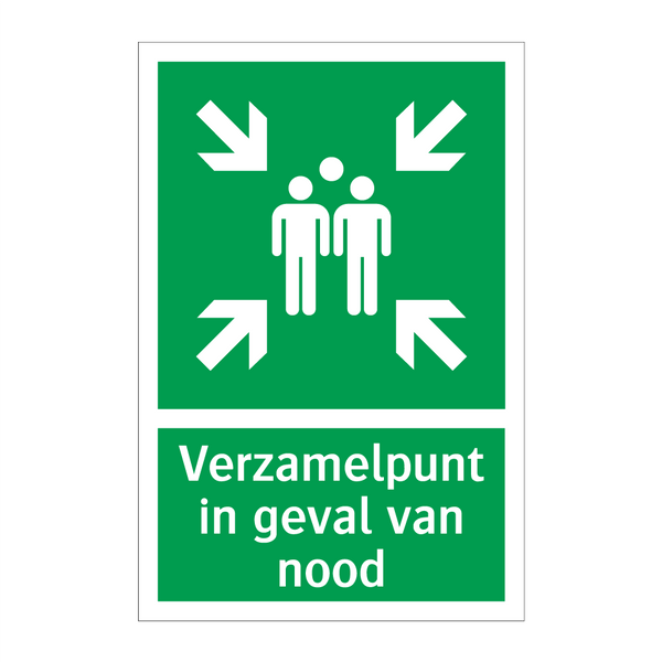 Verzamelpunt in geval van nood & Verzamelpunt in geval van nood & Verzamelpunt in geval van nood