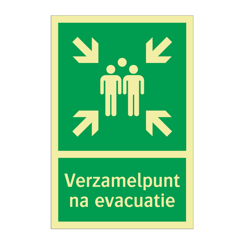 Verzamelpunt na evacuatie & Verzamelpunt na evacuatie & Verzamelpunt na evacuatie