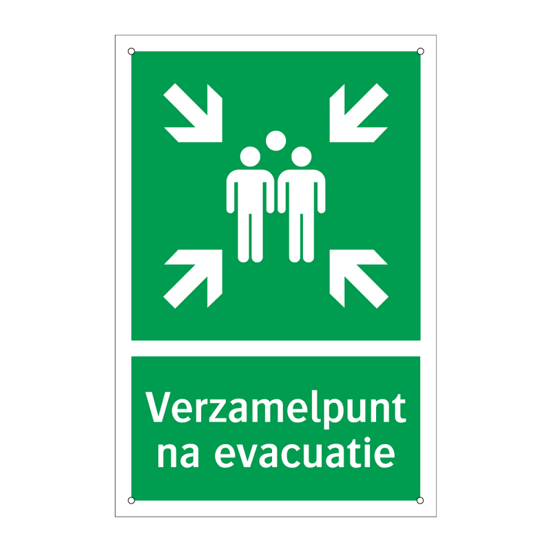 Verzamelpunt na evacuatie & Verzamelpunt na evacuatie & Verzamelpunt na evacuatie