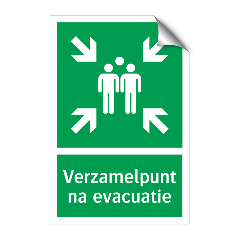 Verzamelpunt na evacuatie & Verzamelpunt na evacuatie & Verzamelpunt na evacuatie