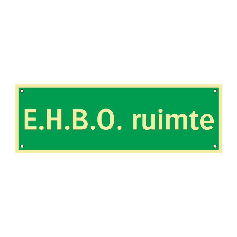 E.H.B.O. ruimte & E.H.B.O. ruimte & E.H.B.O. ruimte & E.H.B.O. ruimte