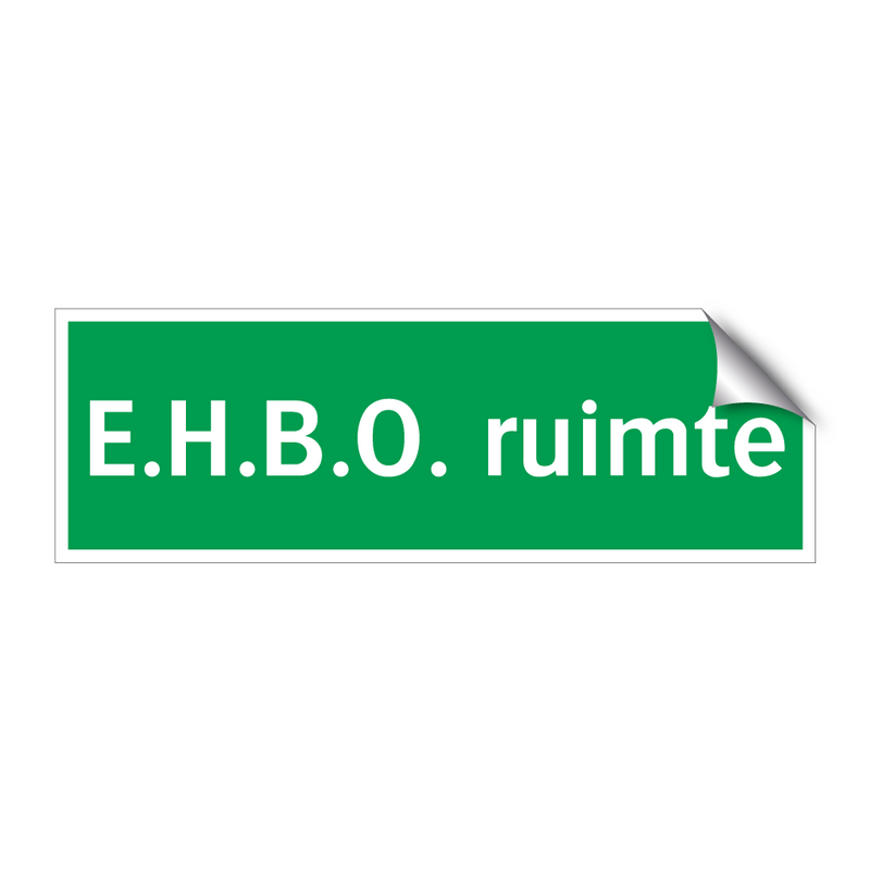 E.H.B.O. ruimte & E.H.B.O. ruimte & E.H.B.O. ruimte & E.H.B.O. ruimte