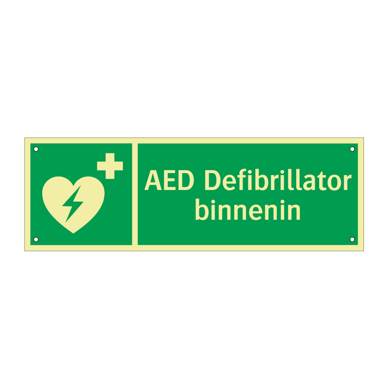 AED Defibrillator binnenin & AED Defibrillator binnenin & AED Defibrillator binnenin