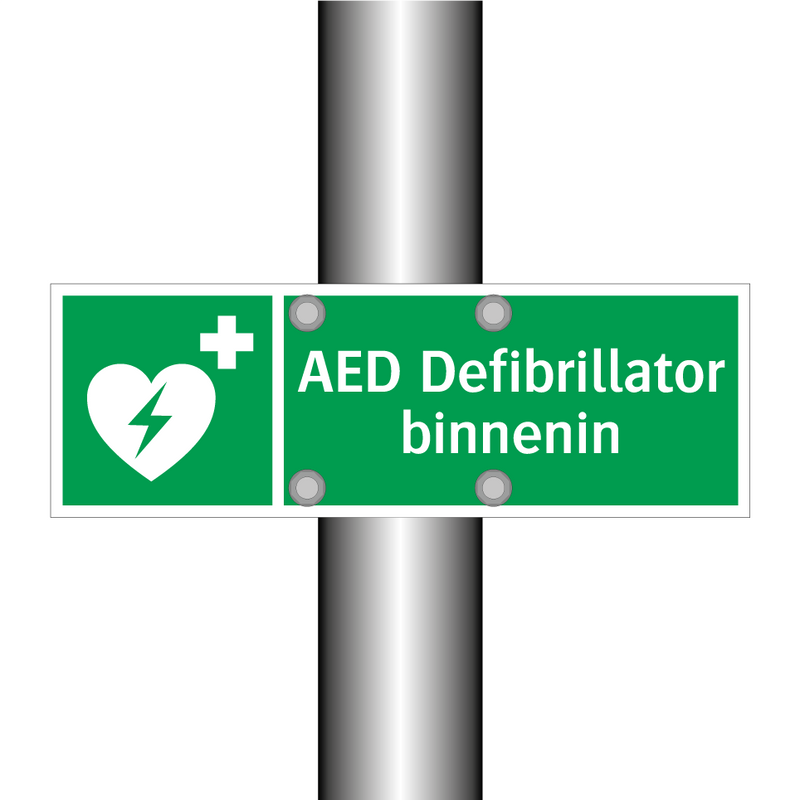 AED Defibrillator binnenin & AED Defibrillator binnenin & AED Defibrillator binnenin