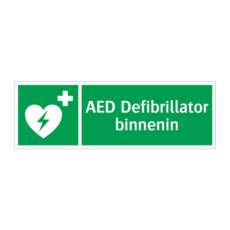 AED Defibrillator binnenin & AED Defibrillator binnenin & AED Defibrillator binnenin