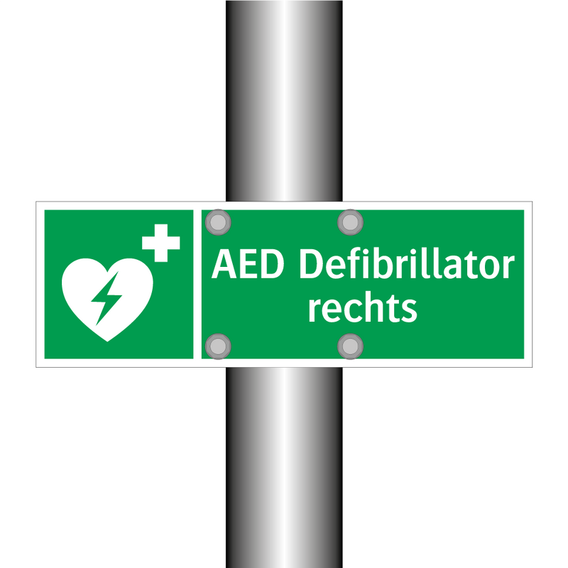 AED Defibrillator rechts & AED Defibrillator rechts & AED Defibrillator rechts