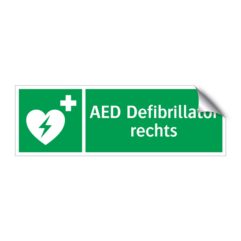 AED Defibrillator rechts & AED Defibrillator rechts & AED Defibrillator rechts