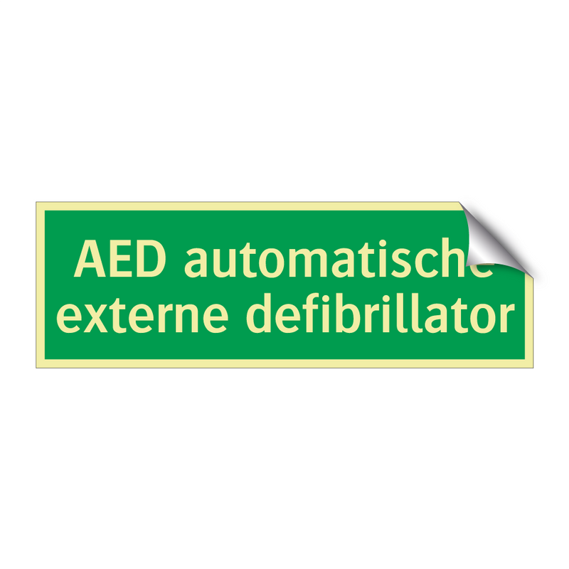 AED automatische externe defibrillator & AED automatische externe defibrillator