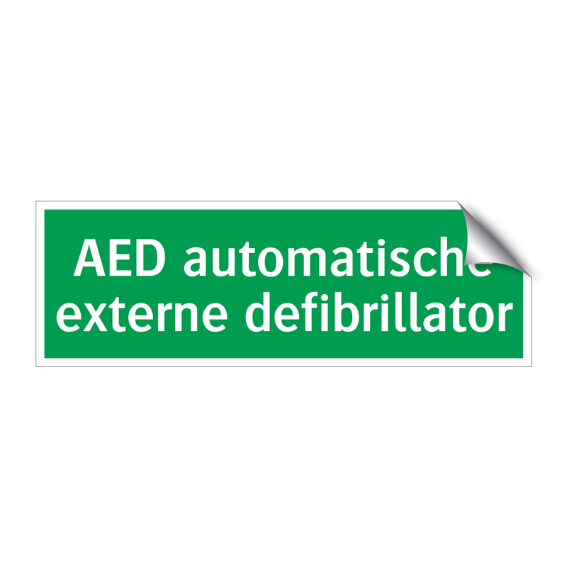 AED automatische externe defibrillator & AED automatische externe defibrillator