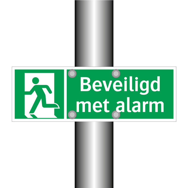 Beveiligd met alarm & Beveiligd met alarm & Beveiligd met alarm