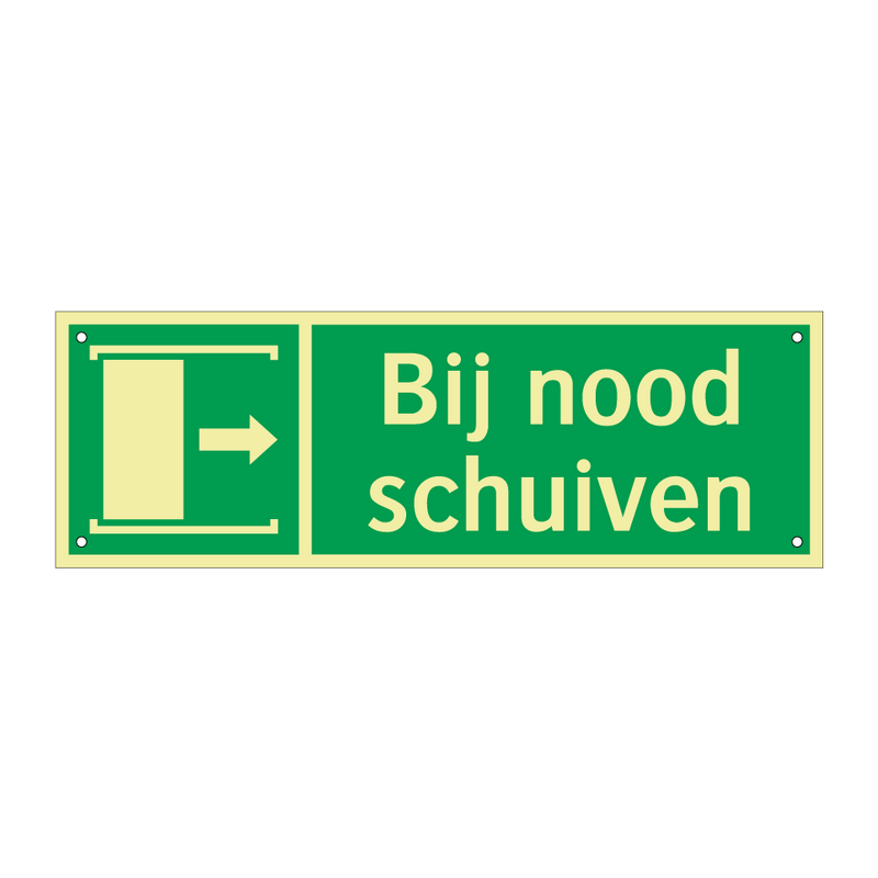 Bij nood schuiven & Bij nood schuiven & Bij nood schuiven & Bij nood schuiven