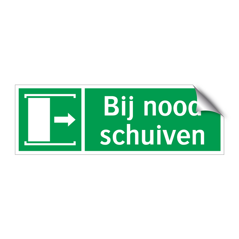 Bij nood schuiven & Bij nood schuiven & Bij nood schuiven & Bij nood schuiven