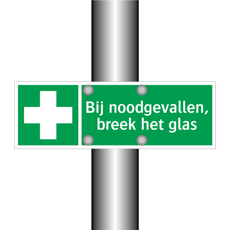 Bij noodgevallen, breek het glas & Bij noodgevallen, breek het glas