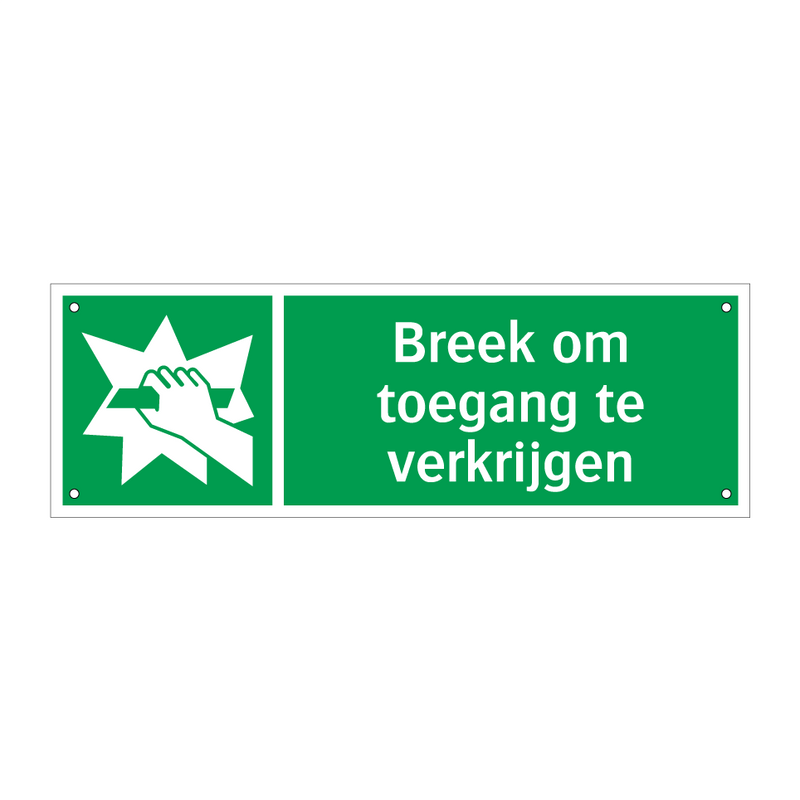 Breek om toegang te verkrijgen & Breek om toegang te verkrijgen & Breek om toegang te verkrijgen