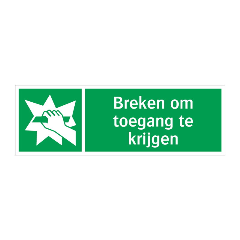 Breken om toegang te krijgen & Breken om toegang te krijgen & Breken om toegang te krijgen