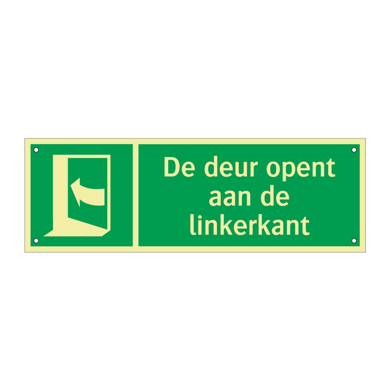 De deur opent aan de linkerkant & De deur opent aan de linkerkant & De deur opent aan de linkerkant