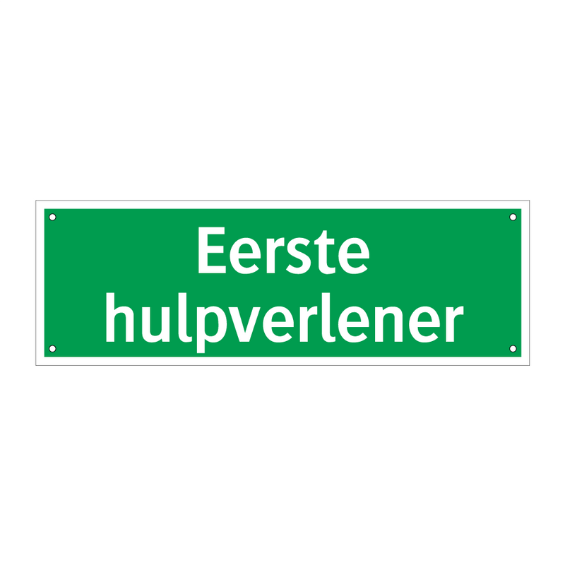 Eerste hulpverlener & Eerste hulpverlener & Eerste hulpverlener & Eerste hulpverlener