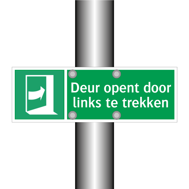 Deur opent door links te trekken & Deur opent door links te trekken