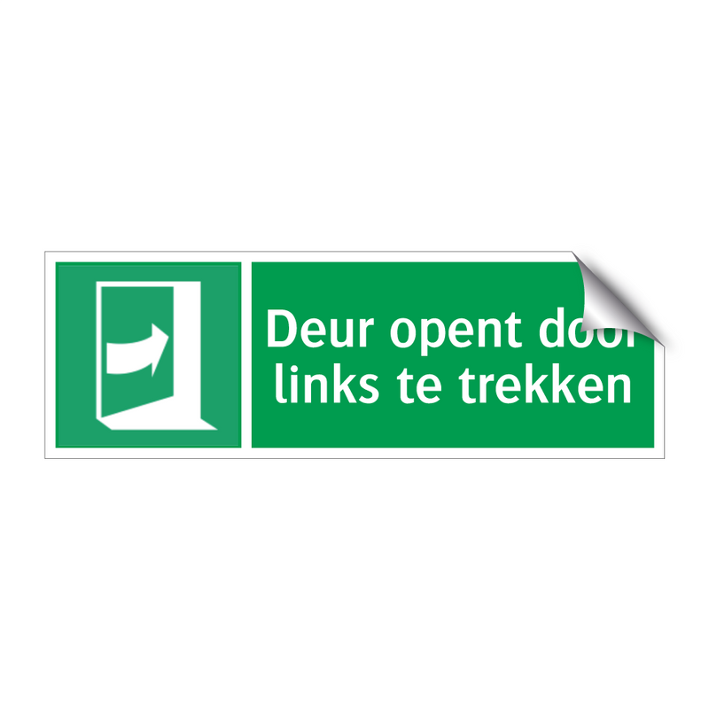 Deur opent door links te trekken & Deur opent door links te trekken