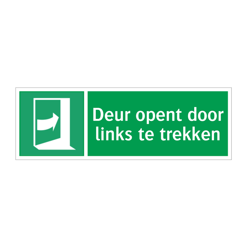 Deur opent door links te trekken & Deur opent door links te trekken