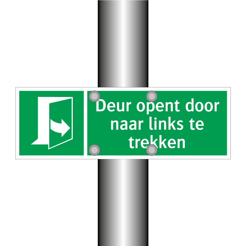 Deur opent door naar links te trekken & Deur opent door naar links te trekken