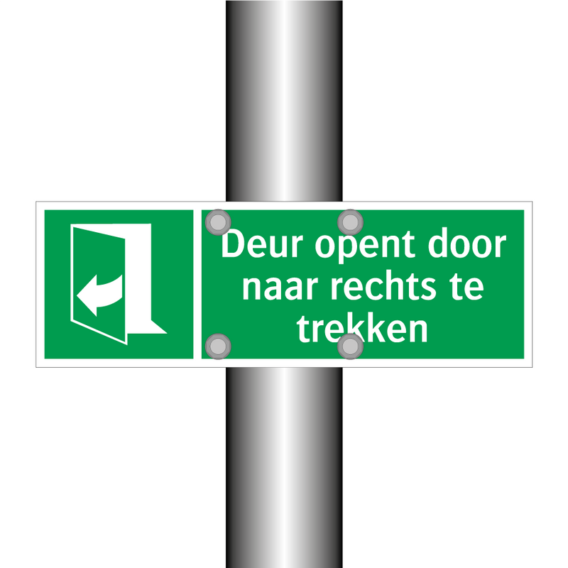 Deur opent door naar rechts te trekken & Deur opent door naar rechts te trekken