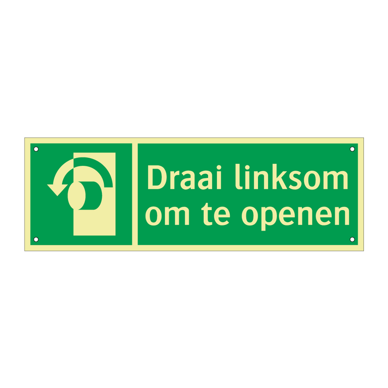 Draai linksom om te openen & Draai linksom om te openen & Draai linksom om te openen