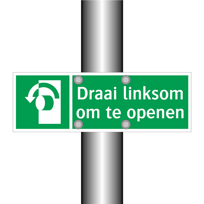 Draai linksom om te openen & Draai linksom om te openen & Draai linksom om te openen