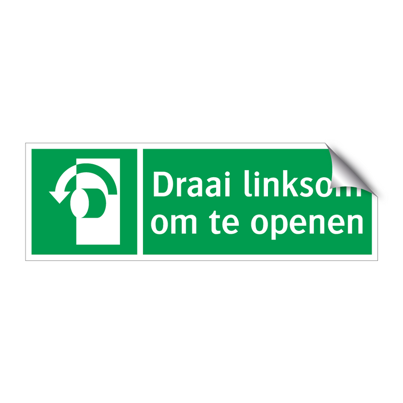 Draai linksom om te openen & Draai linksom om te openen & Draai linksom om te openen