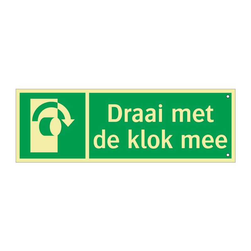 Draai met de klok mee & Draai met de klok mee & Draai met de klok mee & Draai met de klok mee